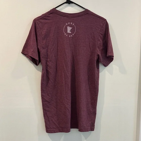 Dog Mom T-Shirt - Maroon - Picture 2 of 4